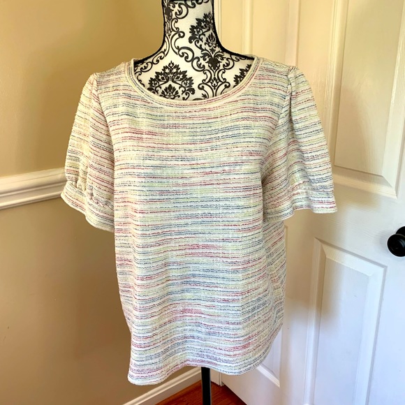 LOFT Sweaters - Loft, women’s vintage style top, with puff sleeves, size XL